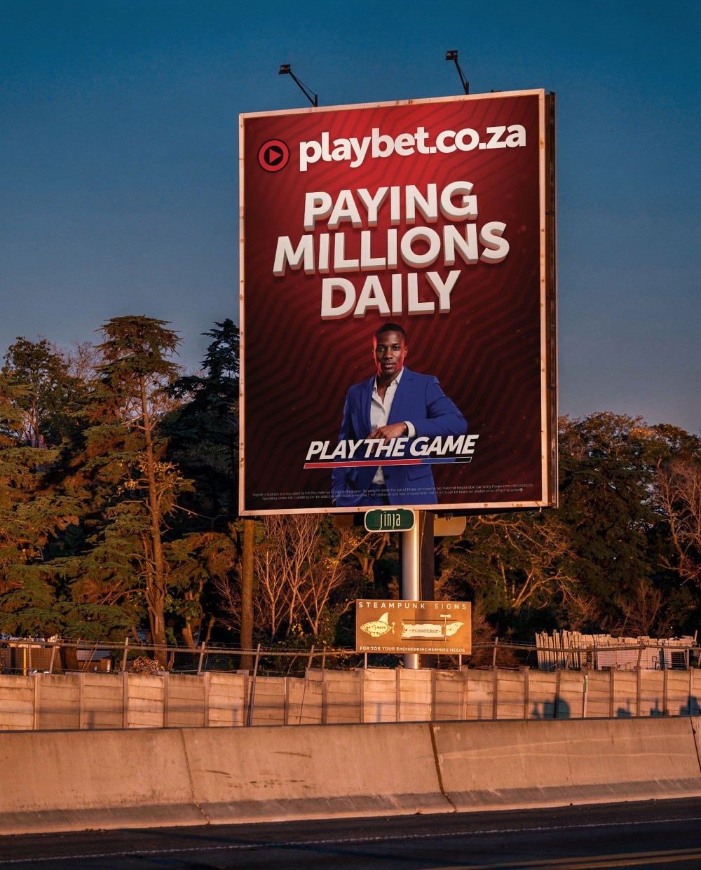 Playbet Paying Millions Daily billboard